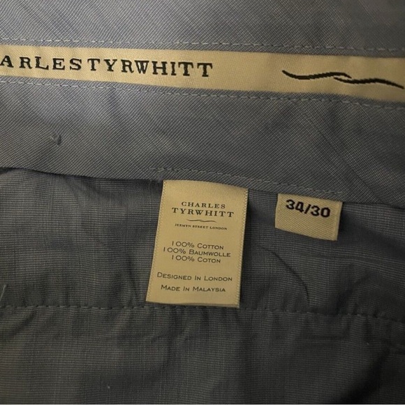 Charles Tyrwhitt Non-Iron Slim Fit Pants - Picture 6 of 10